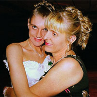 Carol Jones with daughter Lisa