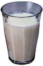 Glass of milk