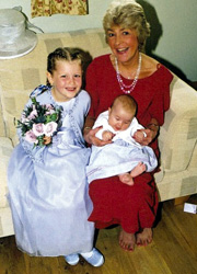 Sheena Howarth with grandchildren