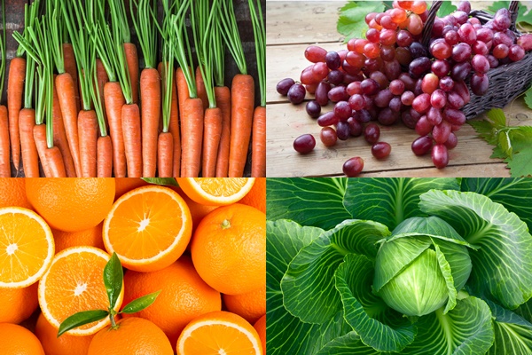 Anti-cancer polyphenols confirmed in carrots, oranges, grapes and cabbage